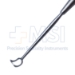 Barnhill Adenoid Curette, Size 0, 13mm x 14mm Curved Head, 10mm Cutting Edge, Bruns Style Handle, Overall Length 8-3/4" (222mm) - 114-7111-0