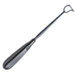 Barnhill Adenoid Curette, Size 2, 17mm By 18mm Curved Head, 15mm Cutting Edge, Bruns Style Handle, Overall Length 8-3/4" (222mm) 
