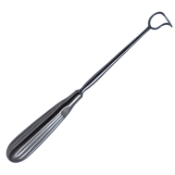 Barnhill Adenoid Curette, Size 2, 17mm By 18mm Curved Head, 15mm Cutting Edge, Bruns Style Handle, Overall Length 8-3/4" (222mm) 