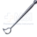 Barnhill Adenoid Curette, Size 3, 19mm x 20mm Curved Head, 16mm Cutting Edge, Bruns Style Handle, Overall Length 8-3/4" (222mm) - 114-7111-3
