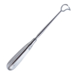 Barnhill Adenoid Curette, Size 3, 19mm x 20mm Curved Head, 16mm Cutting Edge, Bruns Style Handle, Overall Length 8-3/4" (222mm) 