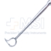 Barnhill Adenoid Curette, Size 4, 21mm x 22mm Curved Head, 18mm Cutting Edge, Bruns Style Handle, Overall Length 8-3/4" (222mm) - 114-7111-4