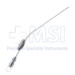 Baron Suction Tube 3Fr, Angular, Thumb Plate Cutoff (Bypass Hole), Standard Working Length 3" (75mm), Overall Length 5 1/8" (130mm) - 114-1719