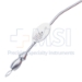Baron Suction Tube 7Fr, Angular, Thumb Plate Cutoff (Bypass Hole), Standard Working Length 3" (75mm), Overall Length 5 1/8" (130mm) - 114-1724
