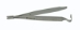 Barraquer Blade Breaker / Holder, 12mm Serrated Heavy Jaws, Flat Grooved Handle, Spring Clip Lock Dull Finish, Overall Length 4-1/2" (115mm), Supplied With 10 Breakable Stainless Steel Blades - 5-1179
