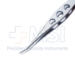 Barraquer Cilia Forceps, Slightly Angled Jaw, Textured For Superior Grasping, Three Hole Handle - 11-6-7111