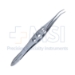Barraquer Cilia Forceps, Slightly Angled Jaw, Textured For Superior Grasping, Three Hole Handle - 11-6-7111