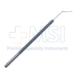 Barraquer Cyclodialysis Spatula, Gently Curved Blade, 0.5mm x 15mm, Round Knurled Handle, Smoothly Pointed Tip, Overall Length 4-3/4" (122mm) - 5-1595