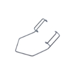Barraquer Eye Speculum, 14mm Closed Wire Blades, 20mm Spread, Dull Finish, Overall Length 1-1/2" (38mm) 1211632,May-17,08-08102,E4106