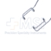 Barraquer Eye Speculum, 14mm Heavy Wire Closed Blades, 1mm Wire, 16mm Spread, Dull Finish, Overall Length 1-5/8" (40mm) - 5-5217-H