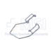 Barraquer Eye Speculum, 14mm Heavy Wire Closed Blades, 1mm Wire, 16mm Spread, Dull Finish, Overall Length 1-5/8" (40mm) - 5-5217-H