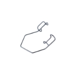 Barraquer Eye Speculum, 9mm Closed Wire Blades, Dull Finish, 15mm Internal Spread, Overall Length 1-3/8" (30mm) 