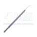 Barraquer Iris Spatula, 10mm Tip To Bend, Round, Serrated Handle, Overall Length 4-3/4" (120mm) - 11-4-3421