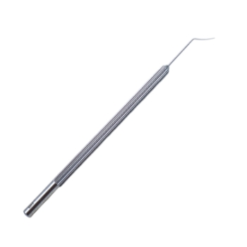 Barraquer Iris Spatula, 10mm Tip To Bend, Round, Serrated Handle, Overall Length 4-3/4" (120mm) 555843,11/4/3421,K3-2310