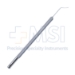 Barraquer Iris Spatula, 12mm Tip To Bend, Round, Serrated Handle, Overall Length 4-3/4" (120mm) - 11-4-3411