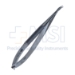 Barraquer Micro Surgical Needle Holder, Curved, Delicate 8mm Jaws, Without Lock, Overall Length 5-1/4" (133mm) - 1516-8541-001BX