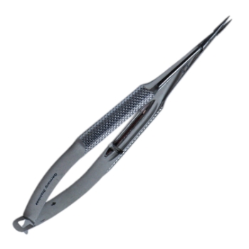 Barraquer Needle Holder, Straight, Extra Delicate, 7mm Jaws, Without Lock 