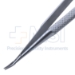 Barraquer Needle Holder, Delicate, 9mm Curved Jaws, Without Lock, Round Knurled Handle, Dull Finish, Overall Length 5-1/4" (133mm) - 5-4939-CWO