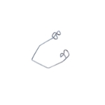 Barraquer New Born Eye Speculum, 4mm Closed Wire Blades, Dull Finish, 14mm Spread, Overall Length 1-3/8" (36mm) 