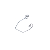 Barraquer New Born Eye Speculum, 4mm Closed Wire Blades, Dull Finish, 14mm Spread, Overall Length 1-3/8" (36mm) 