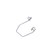 Barraquer New Born Eye Speculum, 5mm Closed Wire Blades, Dull Finish, 14mm Spread, Overall Length 1-3/8" (36mm) 
