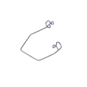 Barraquer Pediatric Speculum, Closed Wire 5mm Blade, Overall Length 1-1/4" (30mm) E4107 P,*,E4107 P