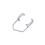 Barraquer Premature Short Eye Speculum, 8mm Solid Blades, Dull Finish, 10mm Spread, Overall Length 3/4" (20mm) 
