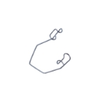 Barraquer Eye Speculum, 10mm Closed Wire Blades, Dull Finish, 15mm Spread, Overall Length 1-3/8" (36mm) 