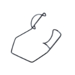 Barraquer Wire Speculum, Large, V-Shaped End Angled Upward, Round Blades, Blade Length 15mm, Spread 29mm, Overall Length 1-1/2" (39mm) 1541996,11/2/6121,K1-5010