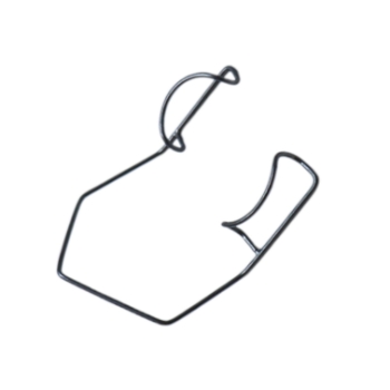 Barraquer Wire Speculum, Large, V-Shaped End Angled Upward, Round Blades, Blade Length 15mm, Spread 29mm, Overall Length 1-1/2" (39mm) 1541996,11/2/6121,K1-5010