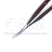 Bechart Lens Holding Forceps, Curved, 23mm Mid-Screw To Tip Length, Serrated Handle, Overall Length 4-3/4" (120mm) - 11-6-9587