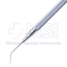 Bechert Lens Pusher, Vertical Y-Tip, Serrated Handle, 9mm Tip To Bend, Overall Length 4-3/8" (110mm) - 11-4-3838
