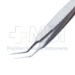 Bechert-McPherson Tying Forceps, 45 Degrees Angled Shafts, 10mm Tip To Bend, 10mm Tying Platform, Serrated Handle, Dull Finish, Overall Length 3-1/4" (83mm) - 5-2926-AB
