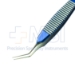 Bechert-McPherson Tying Forceps, Titanium, 45 Degrees Angled Shafts, 10mm Tip To Bend, 10mm Tying Platform, Serrated Handle, Dull Finish, Overall Length 3-1/4" (83mm) - 5-2926-ABT