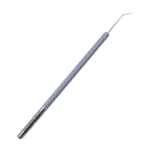 Bechert Nucleus Rotator, Horizontal Y-Shape Rotator Tip, Angled Shaft, 7mm Tip To Bend, Round Knurled Handle, Polished Finish, Overall Length 4 7/8" (125mm) 1149906,May-48,K3-2400,08-04310,E4937