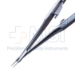 Bechert-Sinskey Needle Holder, Straight, Delicate, 9mm Jaws, With Lock, Round Knurled Large Handle, Overall Length 5-1/8" (129mm) - 5-4938