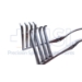 Beckmann Retractor, 4 x 4 Sharp Prongs, Hinged 25mm x 50.5mm Blades, Max Opening 5-3/4" (145mm)m Hinged Arm Length 3-3/4" (94mm), Overall Length 12-1/4" (310mm) - 846-8822