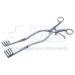 Beckmann Retractor, 4 x 4 Sharp Prongs, Hinged 25mm x 50.5mm Blades, Max Opening 5-3/4" (145mm)m Hinged Arm Length 3-3/4" (94mm), Overall Length 12-1/4" (310mm) - 846-8822