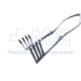 Beckman Retractor, 4 x 4 Blunt Prongs, Hinged 25mm x 50.5mm Blades, Maximum Opening 5-3/4" (145mm), Hinged Arm Length 3-3/4" (94mm), Overall Length 12-1/4" (310mm) - 846-8826