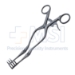 Beckman-Weitlaner Retractor, Hinged Blades, 3 x 4 Blunt Prongs, 17mm x 22mm, Overall Length 8-1/2" (216mm) - E2540