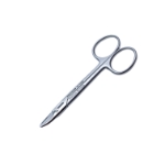 Beebee Scissors, Curved, Blunt Tips, Overall Length 4-1/4" (108mm) 