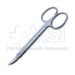 Beebee Scissors, Curved, Sharp, Overall Length 4-1/4" (108mm) - 19-13702