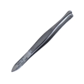 Beer Cilia Forceps, Rounded Blunt Tips, Smooth Platforms, Overall Length 3-1/16" (78mm) 