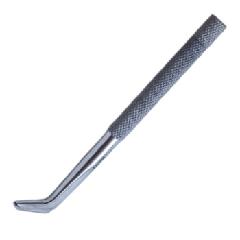 Berens Muscle Clamp, 13.5mm Angled Adjustable Blades, Teeth In Lower Jaw Fit Into Holes In Upper Jaw, Grooves In Lower Jaw, Round Knurled Handle, Polished Finish, Overall Length 3-1/2" (89mm) 570266,5-3461,E2350