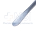 Berke-Jaeger Lid Plate, Curved, Double Ended, Dull Finish, 23mm Blade, 20mm Blade, Overall Length 4-1/4" (110mm) - 5-2170