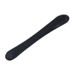 Berke-Jaeger Lid Plate, Laser Black Chrome Plated Finish, Curved, 20mm Blade, 23mm Blade, Overall Length 4-1/4" (109mm) 