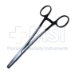 Berry Wire Twisting Forceps, TC, 6mm Rounded Serrated Jaws, Gold Ring Handles, Overall Length 7-1/4" (184mm) - D8324