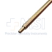Bi-Manual Handpiece, 23ga, Curved, Aspiration 0.3mm Single Port, Capsule Polisher Gold Color - BI-323