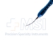 Bi-Manual Handpiece, 23ga, Curved, Irrigating 0.4mm Dual Port, Blue Color - BI-522