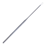 Billeau Ear Loop, Large, 4mm X 7mm Loop, Flexible Shaft, Round Handle, Overall Length 6.3" (161mm) 